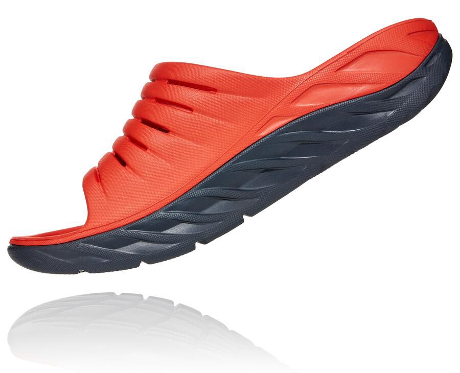 Hoka One One Slippers Heren - Ora Recovery - Rood - PM5370826